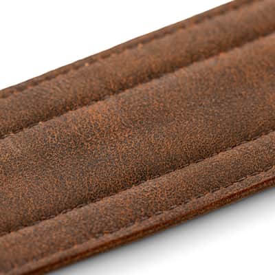Taylor Guitars Wings Distressed Leather 3.0" Guitar Strap in Brown image 4