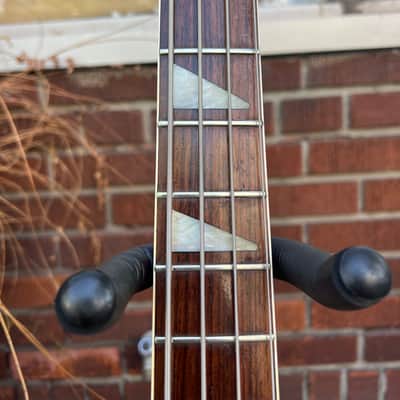 Vintage 1976 Ibanez 2388B (“Ibanbacker”) Maroon/Fireglo Finish (Lawsuit 4001 Model), JBE R4000 Handwound Pickups, w Non Original MIC Tweed Hard Case~A KILLER FULL SCALE BASS image 8