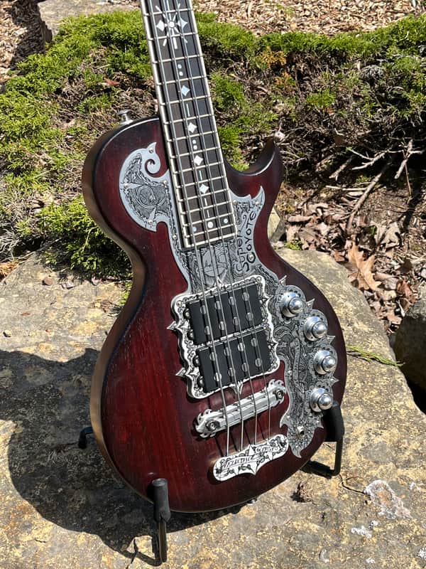 Teye Super Coyote Electric Gypsy Bass with Dragon Protector Plate image 1