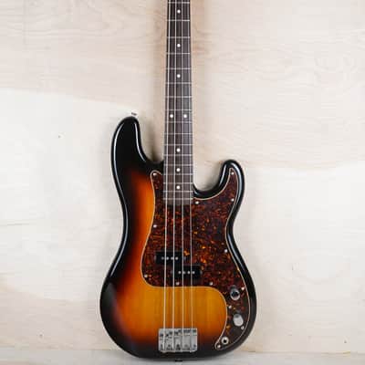 Fender PB-62 Precision Bass '62 Reissue CIJ 2002 Sunburst Japan w/ Bag image 2