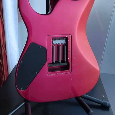 1987 MIJ By ESP Kramer Bluesbreaker, Neck-Through, Gradient Metallic Orange, Kramer Gig Bag image 11