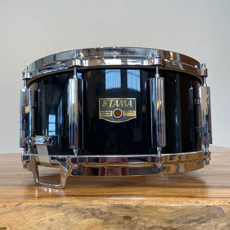 Tama Artwood Snare Drum 1980s - Piano Lacquer Black - with Case! image 1