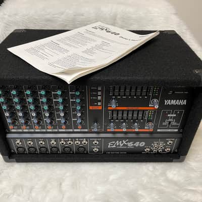 YAMAHA EMX 640 6 CHANNEL POWERED MIXER - NEAR MINT! image 1