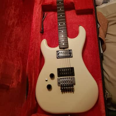 LEFTY LEFT HANDED Kramer Focus 6000 1986 White Japan Made w/Hard Case image 1