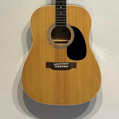 Indiana S-SCOUT-N Dreadnought Shape Spruce Top 6-String Acoustic Guitar - Natural image 1