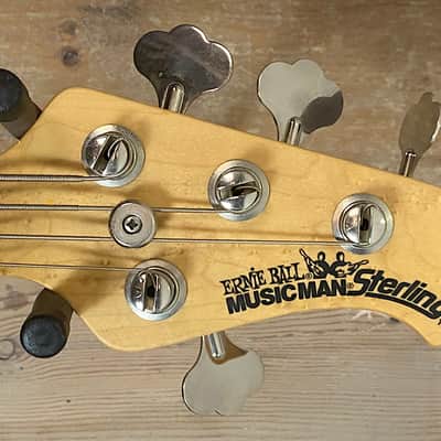 Ernie Ball Music Man Sterling 4 H with Rosewood Fretboard 1993 - 2015 - Blue Pearl image 3