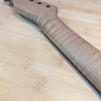 Roasted AAA Flame Maple Telecaster Tele Neck image 6