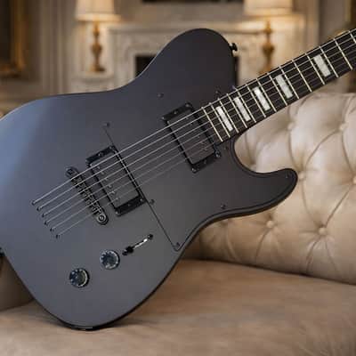 Jericho Guitars Fusion Blacktop 25.75" 2026 - Satin Black image 1