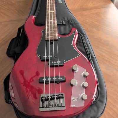 Yamaha BB734A-FRD 4-String with Active Electronics and SD Quarter Pounder 2024  - Fired Red image 2