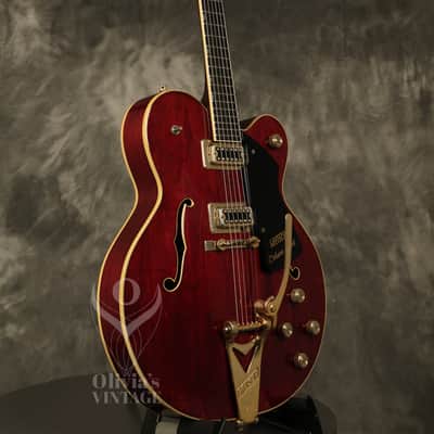 1972 Gretsch 7680 Deluxe Chet Atkins Autumn Red image 9