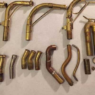 Used Sousaphone Necks, Bits, Braces, Tuning Slide, Mouthpiece Great Condition image 4