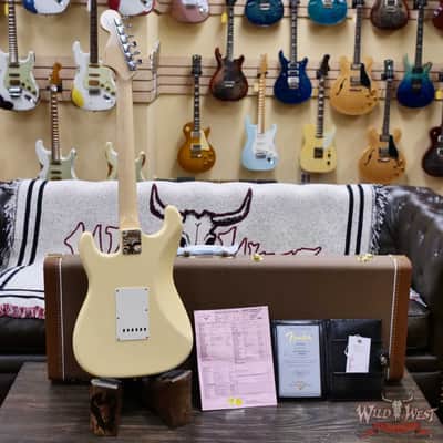 Fender Custom Shop 1968 Stratocaster LCC Deluxe Closet Classic Aged Vintage White 7.95 LBS image 11