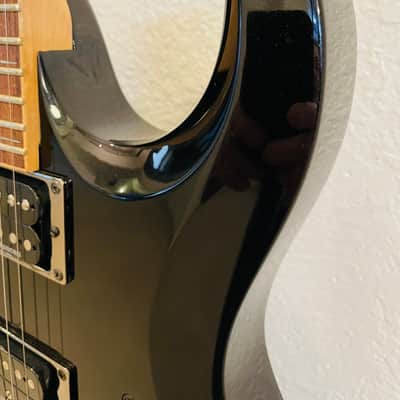 Cort X Custom Double Cut Seymour Duncan Pickups Lic. Floyd Rose 2013 Black Metallic image 7
