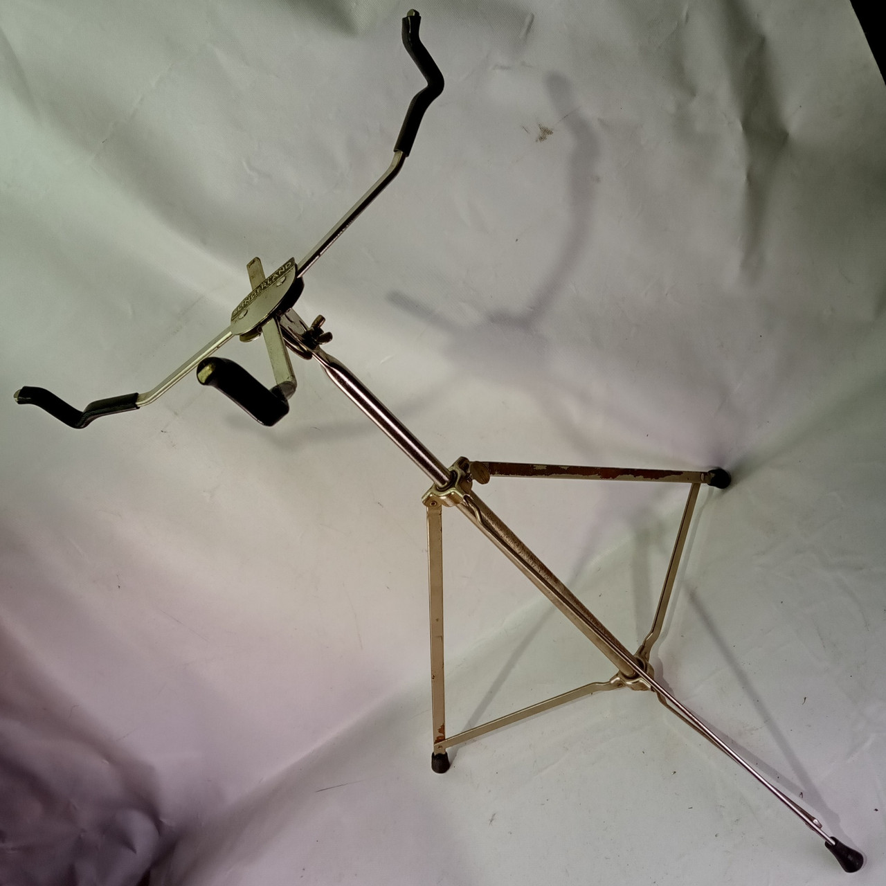 Slingerland Snare Drum Stand Chicago,IL Radio King Nickel Vintage 50s Black/Gold — main photograph