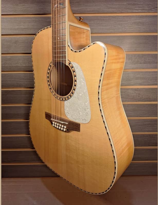 Takamine GD74CE-12U 2025 - Natural Gloss - Flame Maple Body - Unison 12-String - TP36 Electronics - Professional Set-Up image 1