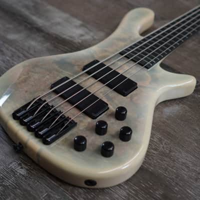 AIO S8-5 5-String Bass Guitar - White Burst 004 image 9
