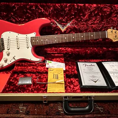 Fender Custom Shop '60 Reissue Relic Stratocaster 2022 Fiesta Red image 2