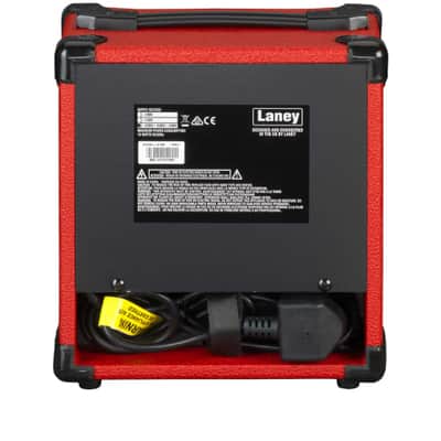 Laney LX10B-RED 10-Watt Bass Practice Combo Amp With Shape Switch Aux Input Headphone Jack Red image 5