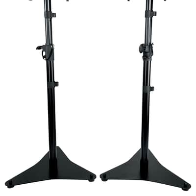 (2) JBL 306P MkII 6" Powered Active Studio Monitors Speakers+Adjustable Stands image 3