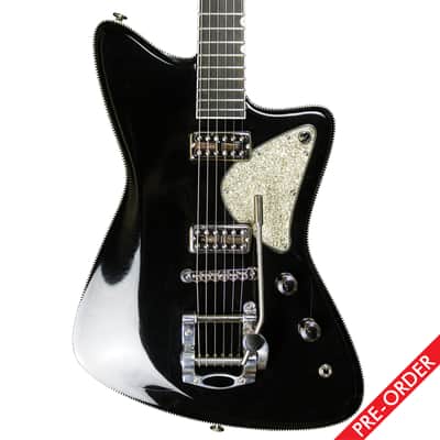 Vila Guitars - Austral Greta - 2021 - Distressed Tuxedo Black image 1