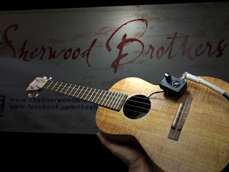 "THE GRIP" UKUELE PICKUP with FLEXIBLE MICRO-GOOSE NECK by Myers Pickups by Myers Pickups image 1