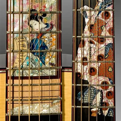 Harvey Leach - The Geisha Inlay Art Guitar (pairs with The Samurai - also listed) image 5
