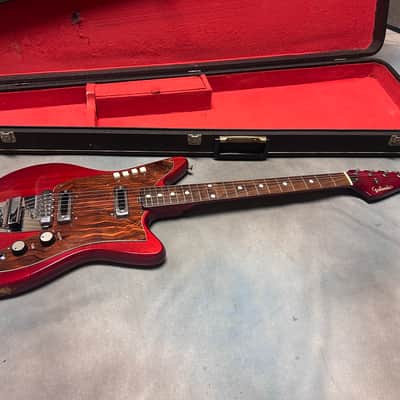 1960's Galanti Grand Prix Electric Guitar Cherry Red w/OHSC image 18