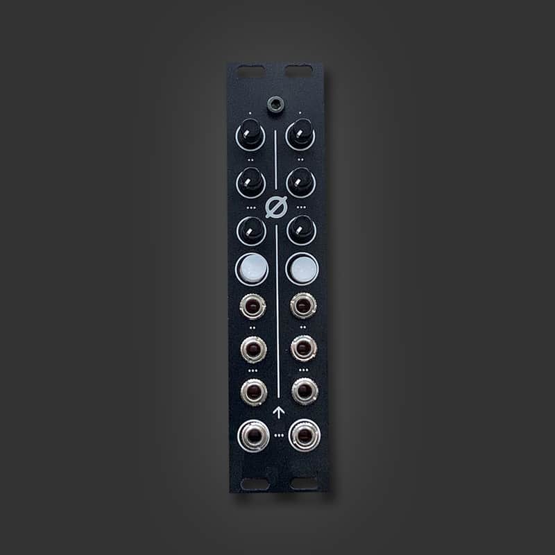 Antumbra 6MIX - 6 channel utility mixer feat. black anodized aluminum panel image 1