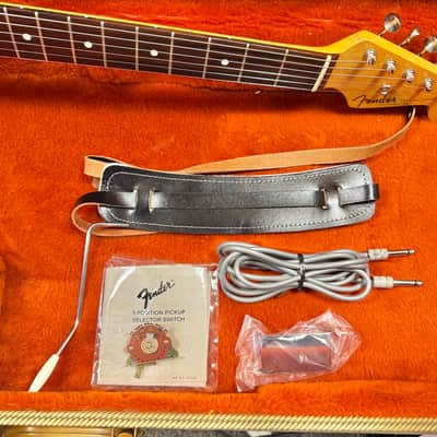 Fender American Vintage '62 Stratocaster AVRI 1987 - Black image 8