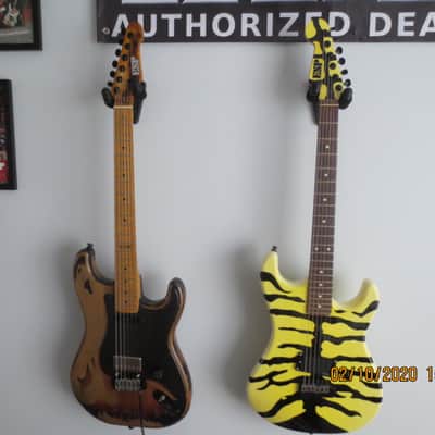 Kramer Baretta/George Lynch Custom paint Tiger .....Mint condition great deal image 3