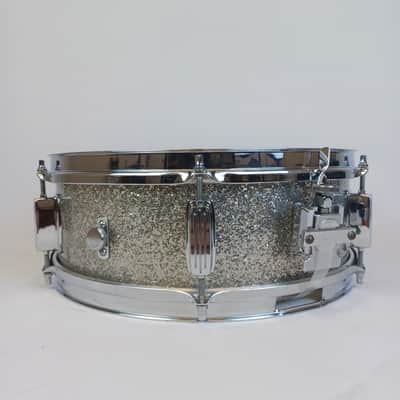 Duplex 5x14"Summit Snare Drum 60s Silver Sparkle Grossman Cleveland Rogers Luxor image 5
