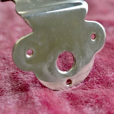 Vintage 1950's Gibson Nickel Trapeze Wrap Tailpiece ES-225 ES-225td image 10