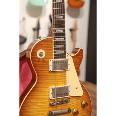 GIBSON 1959 Les Paul Golden Poppy Burst Heavy Aged image 7