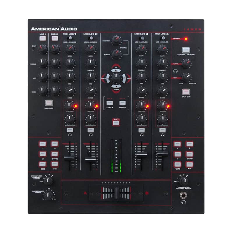 American Audio MXR-14 14" 4-Channel DJ MIDILOG Mixer image 1