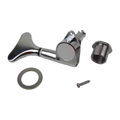 Musiclily 2+2 Set Bass Sealed String Tuning Pegs Keys Machines Heads Tuners,Chrome image 6
