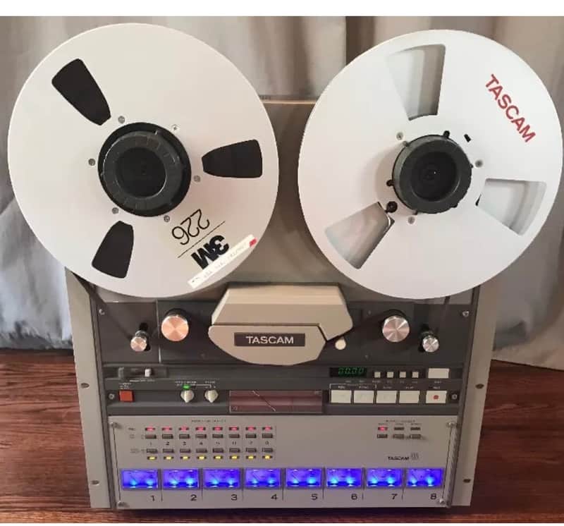 TASCAM 48 1/2" 8-Track Reel to Reel Tape Recorder image 1