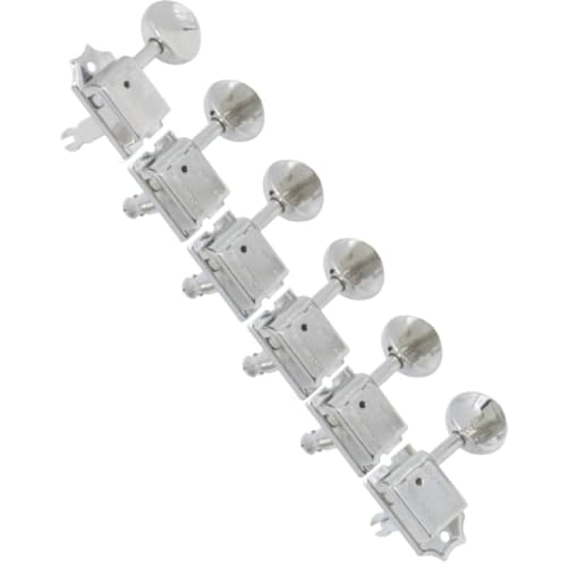 Tuner - Kluson Supreme, Oval knob, 6 in line, Nickel image 1