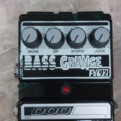 DOD FX92 Bass Grunge 1994 [Mint NOS - New Old Stock] Black with Green Gloss Airbrush Finish image 8