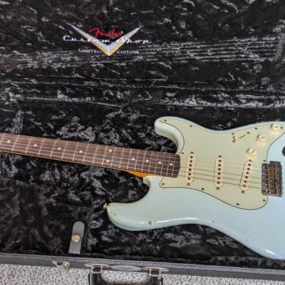 2016 Fender Custom shop Wildwood 10 61 Stratocaster (Relic sonic blue) image 1