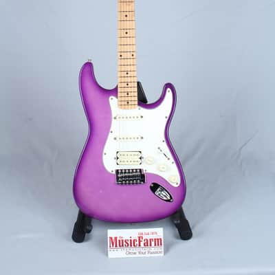 Used Aria Pro II STG Series Electric Guitar - Purple burst HSS 22