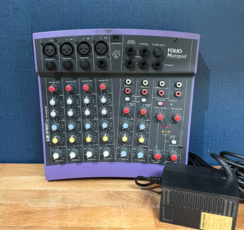 Soundcraft Spirit Folio Notepad Mixer image 1