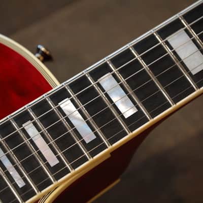 2010 Gibson Custom Shop Les Paul Custom Single-Cut Electric Guitar Wine Red + COA OHSC image 10