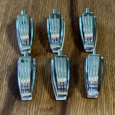 Ludwig 6  Vistalite Tom Drum Lugs w Gasket Vintage 70's image 1