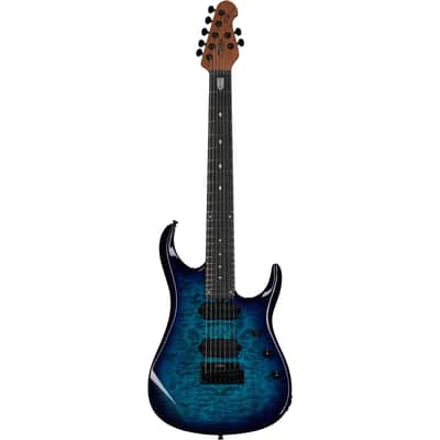 Sterling by Music Man John Petrucci JP157DQM Electric Guitar (with Gig Bag), Cerulean Blue image 2