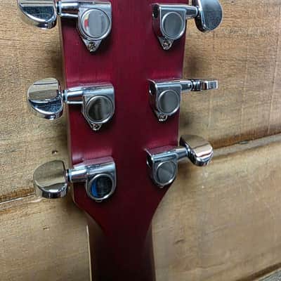 Yamaha FSC-TA TransAcoustic Concert Cutaway Acoustic - Ruby Red image 13