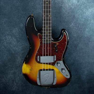 Fender Custom Shop Jason Smith Masterbuilt 1960 Jazz Bass Relic 3 Tone Sunburst R147242 image 1
