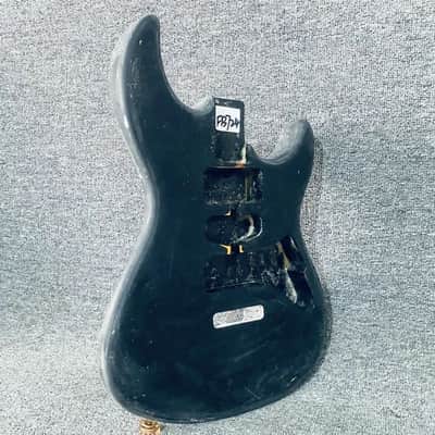 Black Stratocaster Strat Style Basswood Body image 8