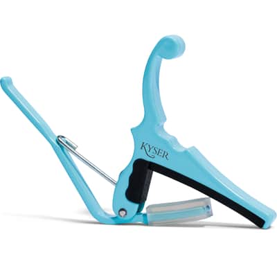 Fender® x Kyser® Quick-Change® Electric Guitar Capo, Daphne Blue KGEFDBA image 2