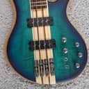 Mint Jackson Pro Series Spectra SBFM IV 4-String Electric Bass Guitar, Chlorine Burst