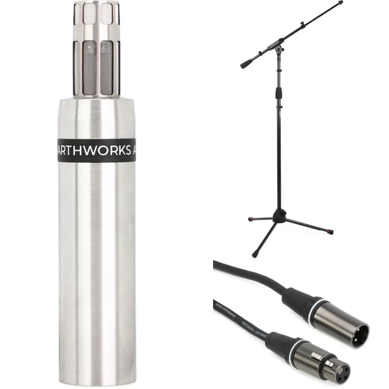 Earthworks SR25 Gen 2 Small-diaphragm Condenser Cymbal Microphone with Stand and Cable image 1